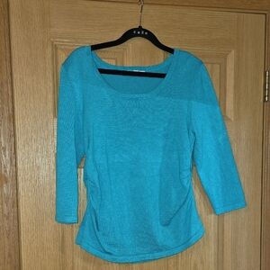 Notations‎ Turquoise Knit Top